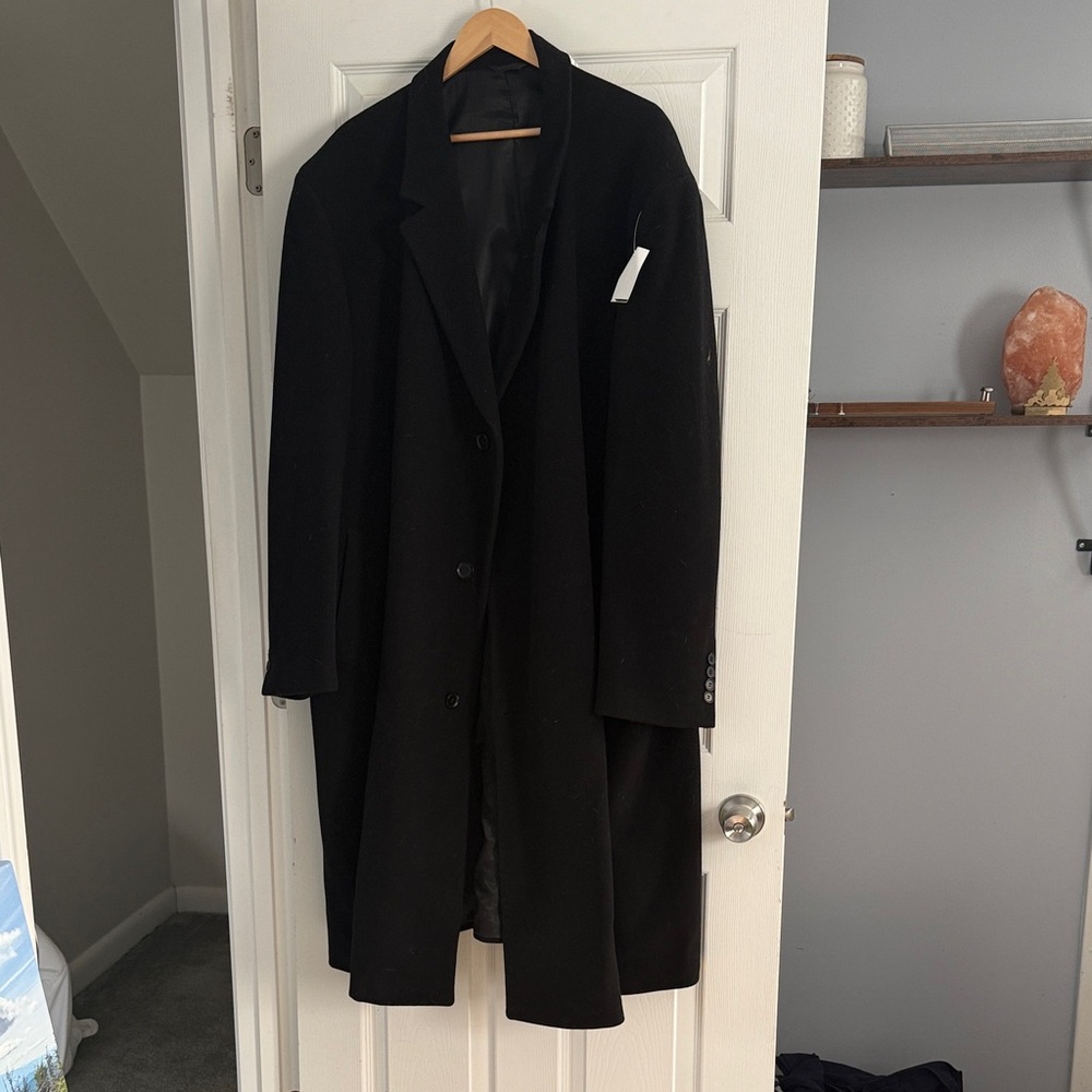 Calvin Klein Men's Black Trench Coat